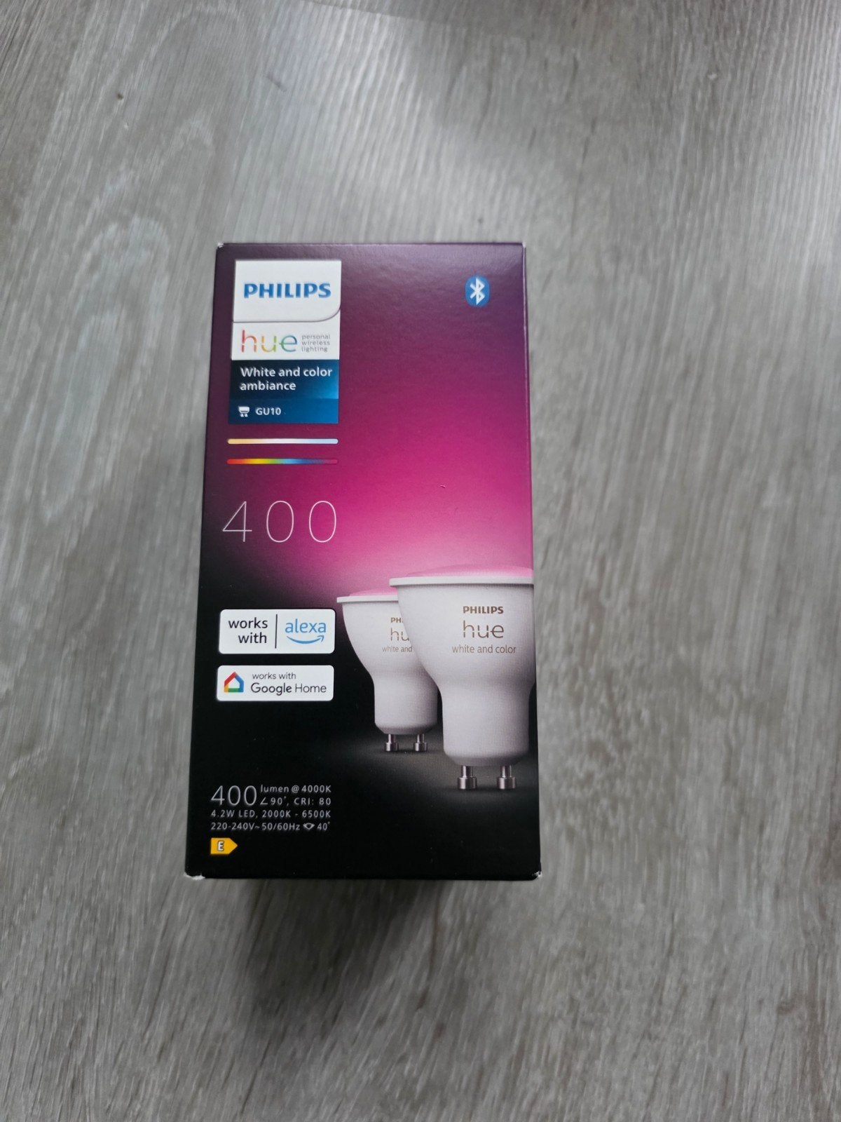 Philips Hue GU10 White & Color Ambiance (2-pack), Huis en Inrichting, Bluetooth, GU10, Nieuw, Ophalen of Verzenden