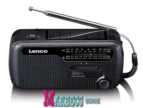 FM en KG, Noodradio, Handslinger, Solar Powered, USB-C, Lenco, Overige typen, Nieuw, Info@marbeco.nl