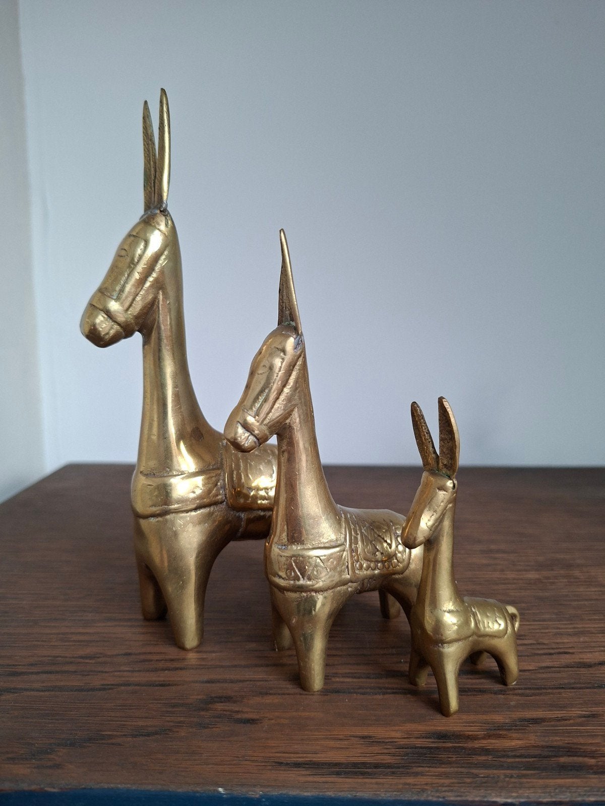 Vintage messing ezels, Antiek en Kunst, Ophalen of Verzenden