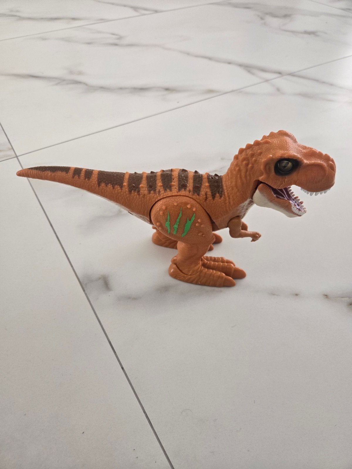 Dinosaurus speelgoed - Oranje T-Rex, Ophalen, Gebruikt, Jongen of Meisje