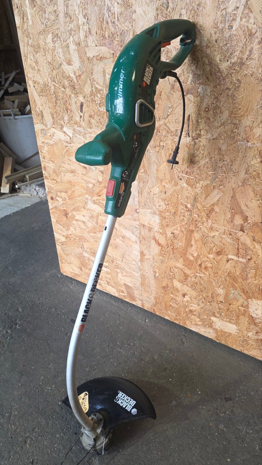 Black & Decker Grastrimmer 220V met draad, Ophalen of Verzenden, Gebruikt, Elektrisch, Black & Decker
