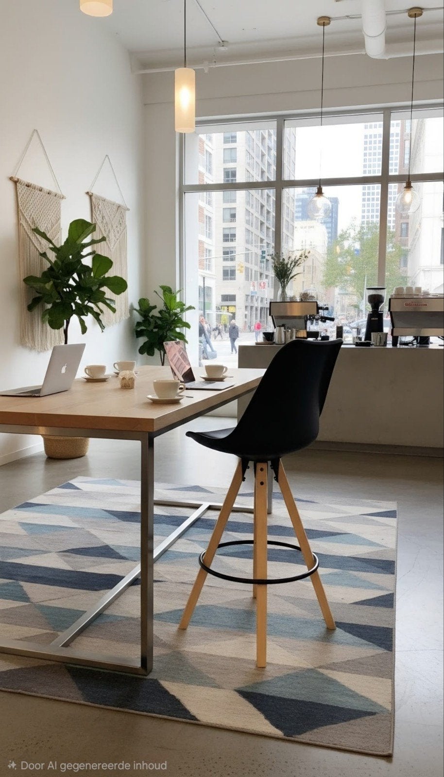 Scandinavische Hoge Barkruk met Zithoogte 75 cm, Huis en Inrichting, Barkrukken, Ophalen