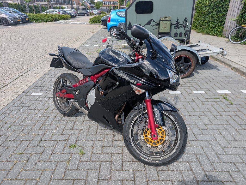 Kawasaki er6f ABS 2006 650 CC motor Zwart/Rood sporttour, Motoren, Motoren | Kawasaki, Motorrijbewijs A, Gebruikt, Particulier