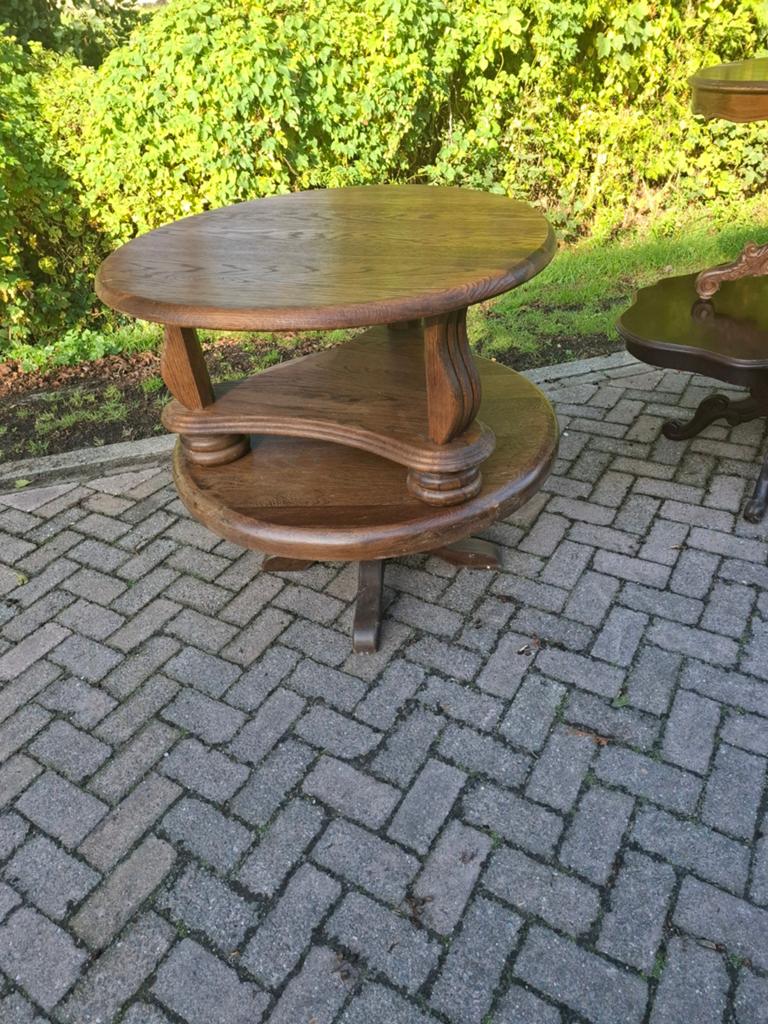 Partij eiken salontafels en klein spul mooi voor export, Ophalen of Verzenden