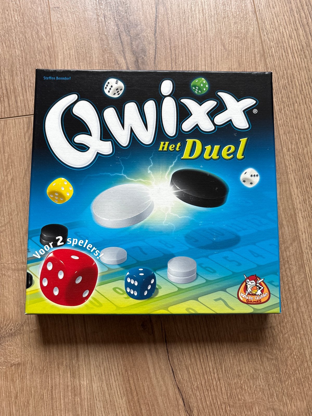 Qwixx Het Duel - Strategisch dobbelspel voor 2 spelers, Een of twee spelers, Ophalen of Verzenden, Zo goed als nieuw