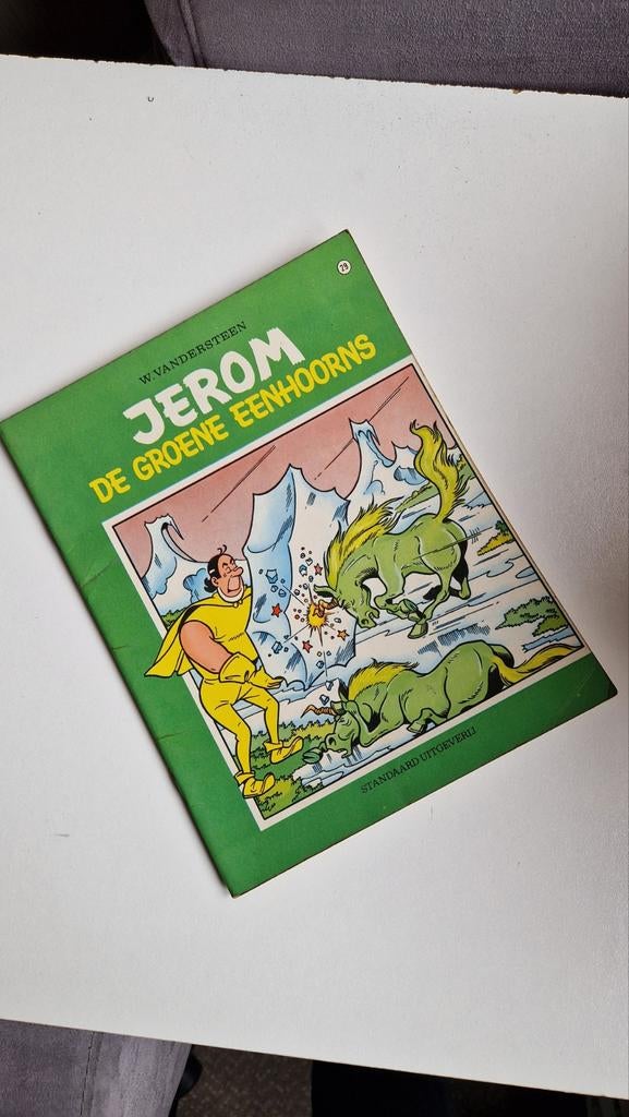 Jérom de Groene Eenhoorns - W. Vandersteen stripboek, Eén stripboek, Ophalen of Verzenden, Gelezen, W. Vandersteen