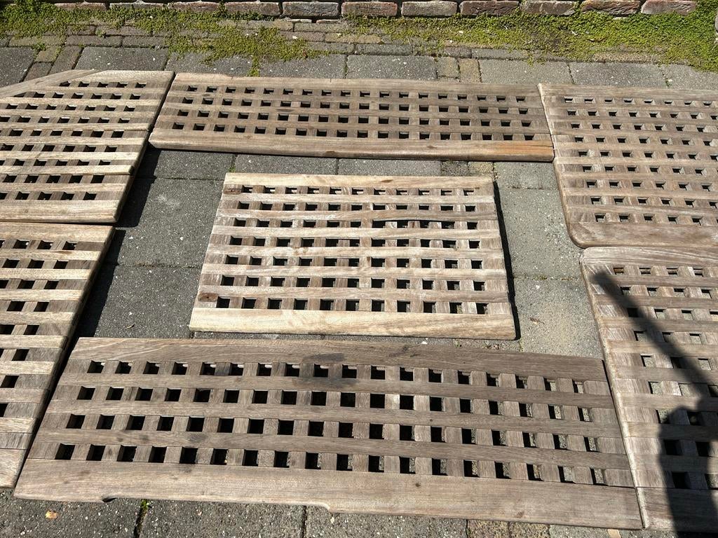 Hardhouten vlonders voor Seafury 650 (2006) - Doe-het-zelf, Tuin en Terras, Terrasdelen en Vlonders, Ophalen of Verzenden, Zo goed als nieuw