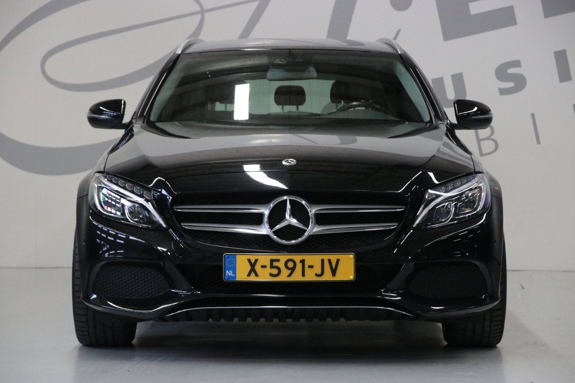 Mercedes-Benz C-klasse Estate 180 AVANTGARDE/Dodehoekassiste, Automaat, Zwart, 1595 cc, 19 km/l