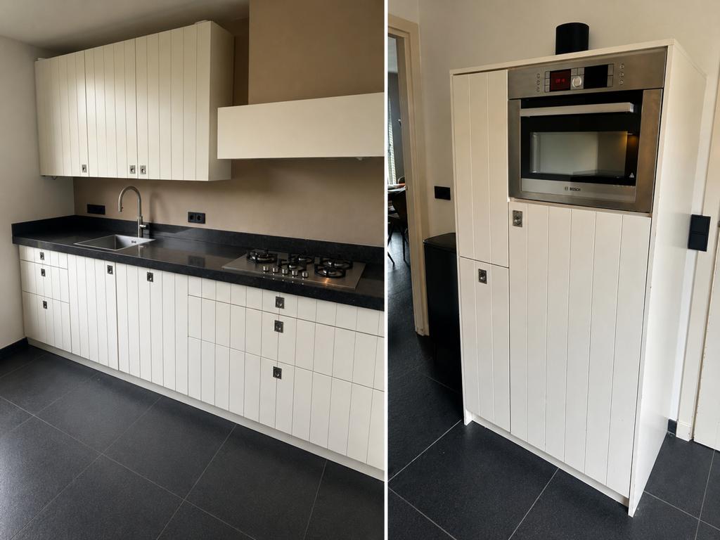Keuken eiken fineer, composieten blad. (Medio augustus), Ophalen, Gebruikt, Wit, Overige typen