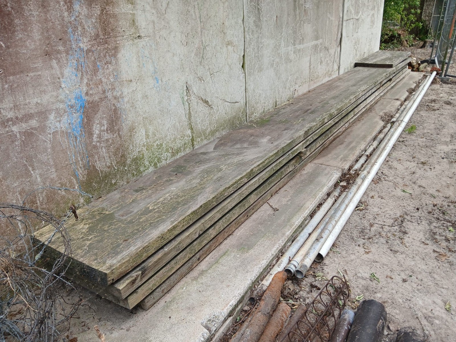 Grote spanten, Doe-het-zelf en Verbouw, Hout en Planken, Gebruikt, Ophalen of Verzenden, Balk, Vuren