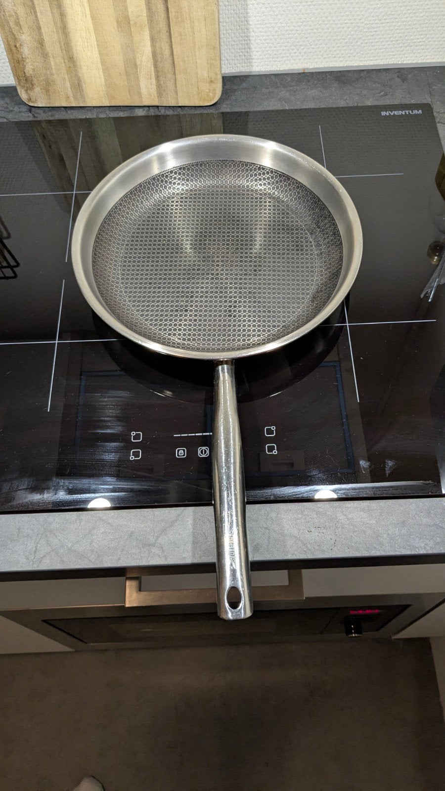 Spring Volcano Cut Resist 28 cm Frying Pan, Ophalen, Zo goed als nieuw, Rvs, Overige merken