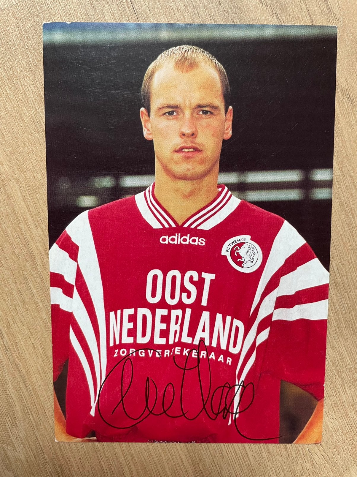 Fotokaart Erik ten Hag (FC Twente, Ajax)., Ophalen of Verzenden, Zo goed als nieuw, Spelerskaart
