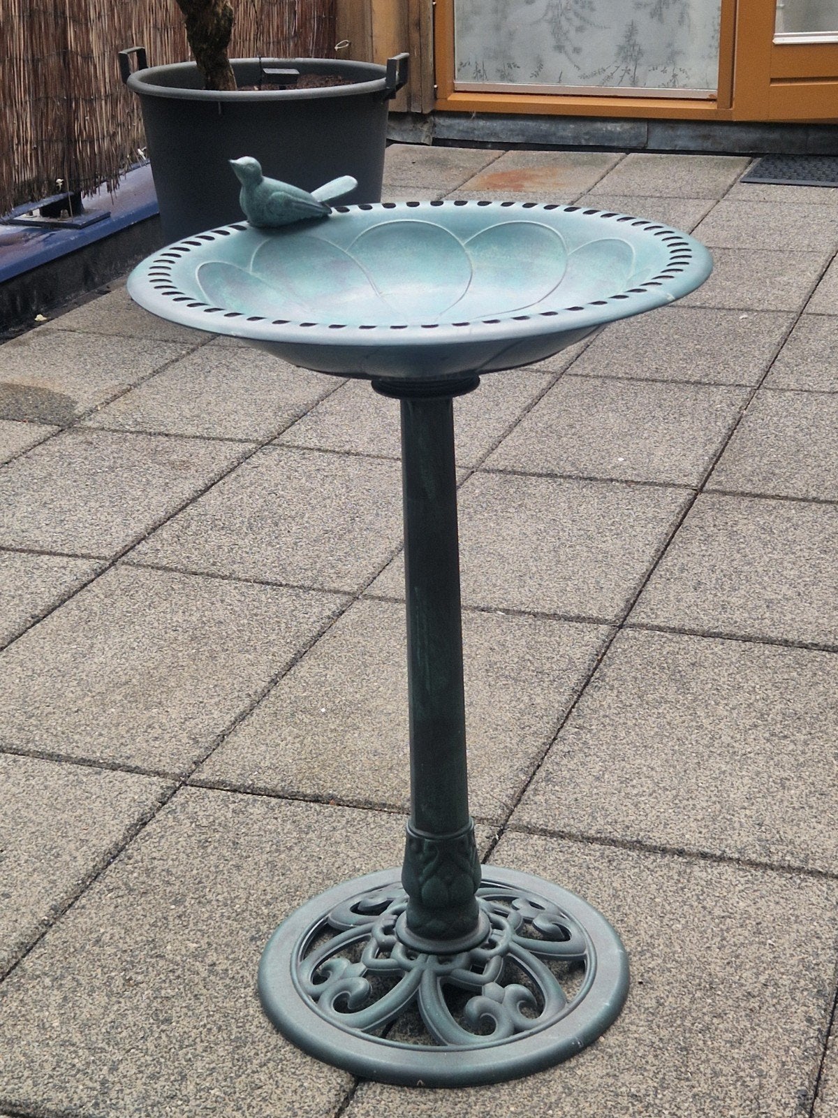 Vogelbad - demonteerbaar, Tuin en Terras, Ophalen, Gebruikt