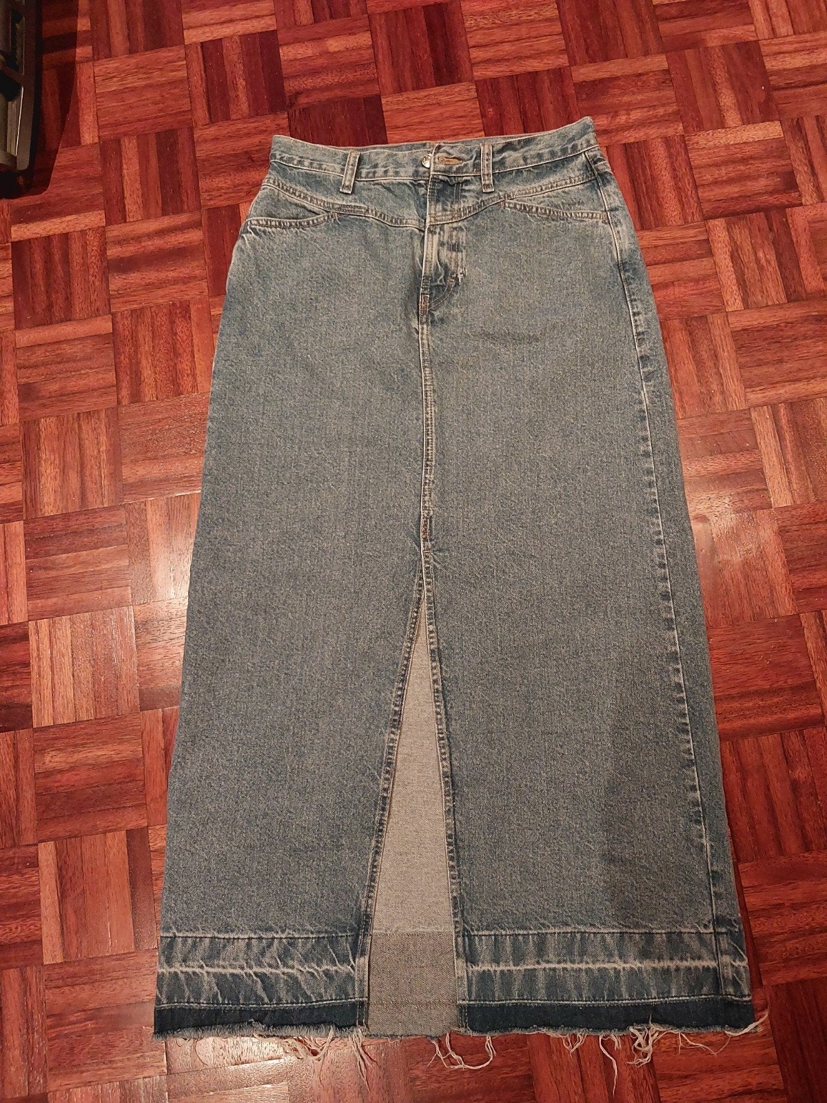 Rok denim / jeans spijkerstof MANGO., Ophalen of Verzenden, Zo goed als nieuw, Blauw, W30 - W32 (confectie 38/40)
