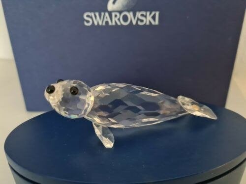 Swarovski zeehond zonder snorharen incl. doos & certificaat , Ophalen of Verzenden, Nieuw, Figuurtje