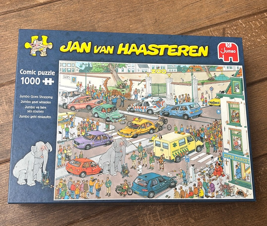 Jan van Haasteren 1000 stukjes, Hobby en Vrije tijd, Denksport en Puzzels, Ophalen of Verzenden, 500 t/m 1500 stukjes, Zo goed als nieuw