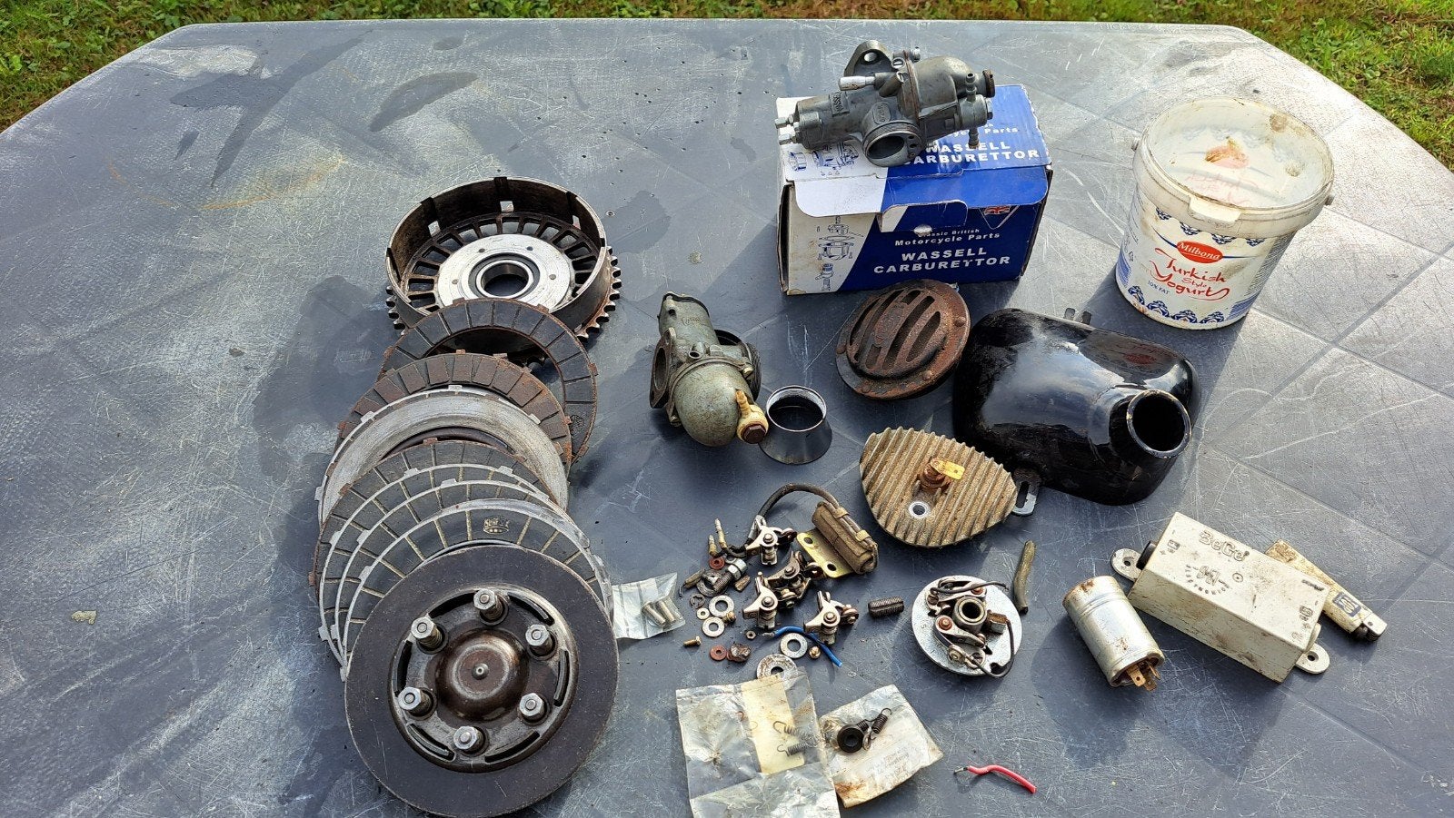BSA onderdelen, koppeling b31? carburateur, Wassel. vervroeg, Ophalen of Verzenden, Gebruikt