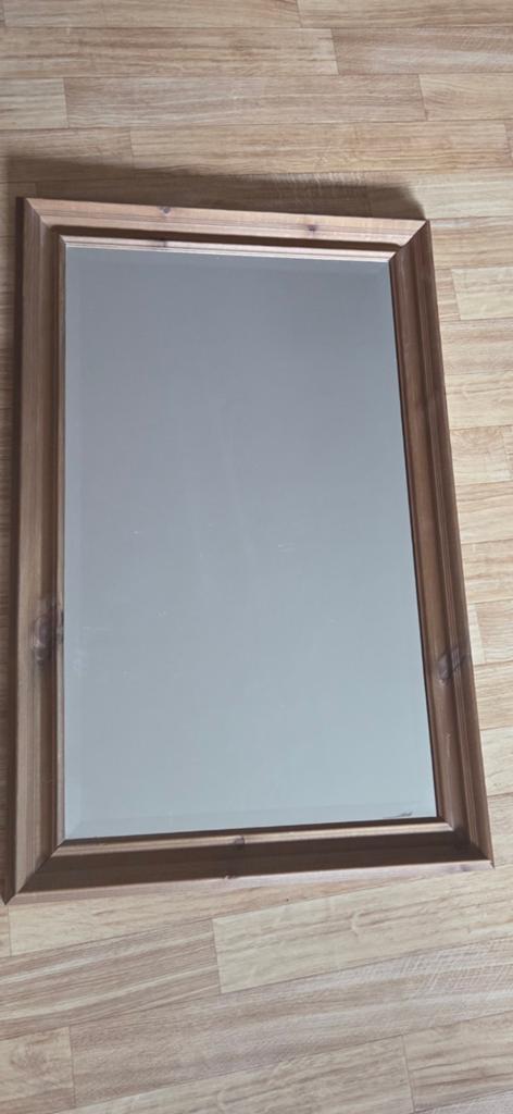 Spiegel, Huis en Inrichting, Woonaccessoires | Spiegels, Ophalen of Verzenden, Rechthoekig, 50 tot 75 cm, Minder dan 100 cm