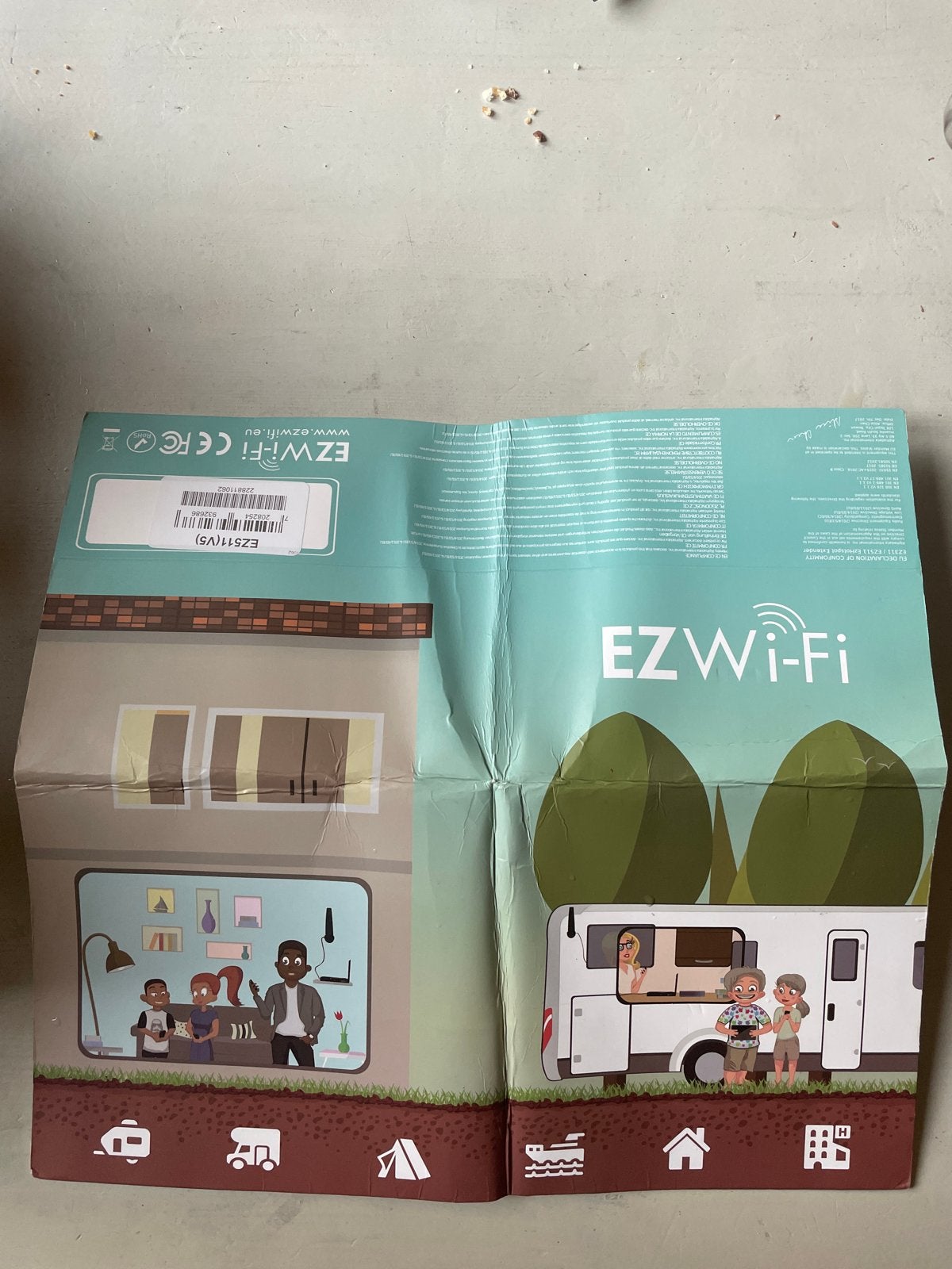 EZ Hotspot Extender V5 - EZWi-Fi Router met Antenne, Ophalen of Verzenden, Zo goed als nieuw