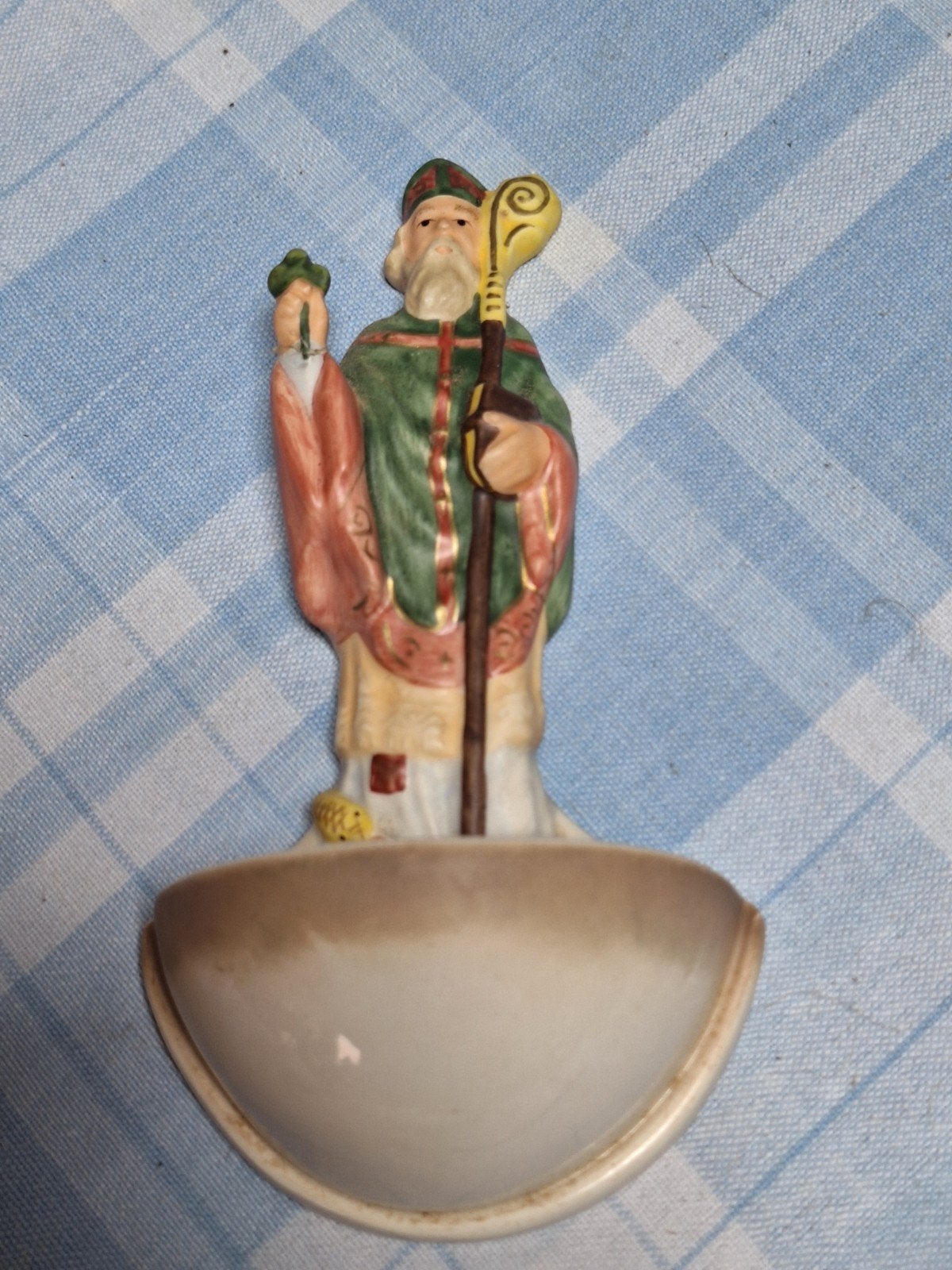 Goebel wijwaterbakje Heilige Patrick, Antiek en Kunst, Ophalen