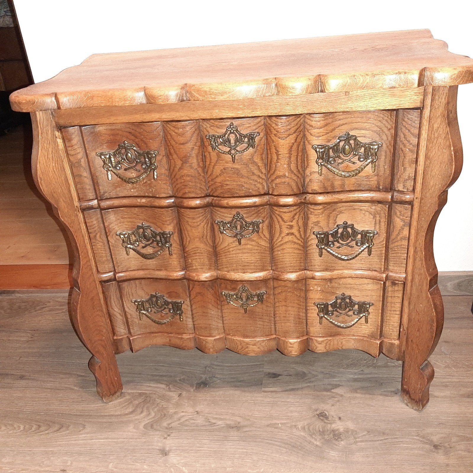 ladenkast antiek retro 64br 35dp 58hg 3 lades, 3 of 4 laden, Minder dan 100 cm, 25 tot 50 cm, 50 tot 100 cm