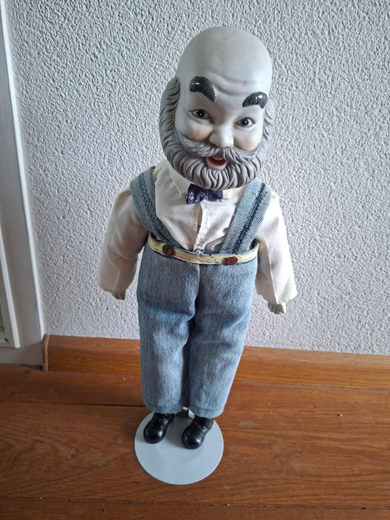Vintage beeldje als opa/Abraham, Ophalen of Verzenden, Zo goed als nieuw