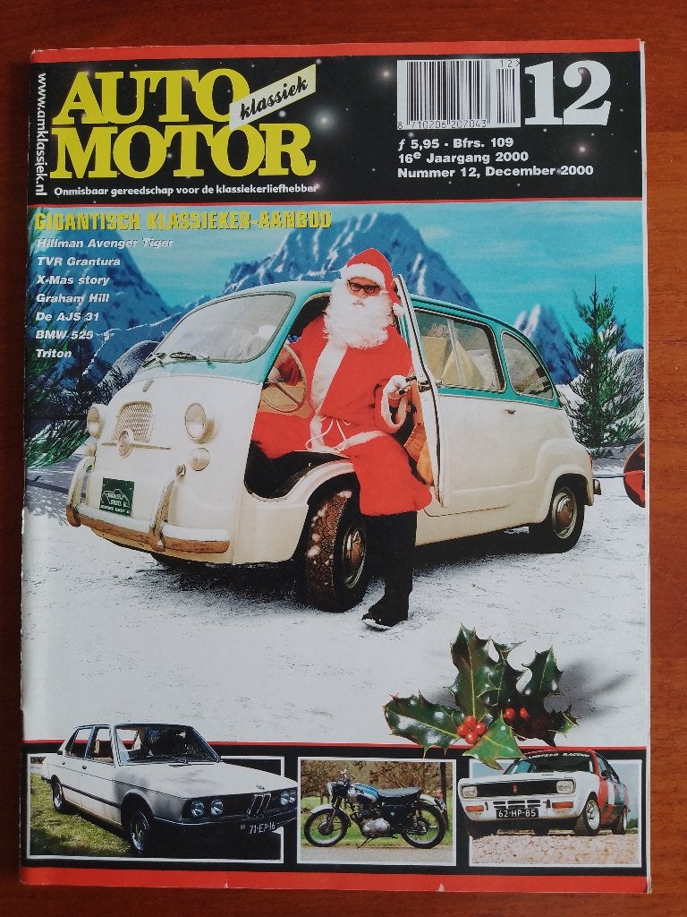 Auto Motor Klassiek 12 2000 TVR Grantura, AJS 31, BMW 525, Ophalen of Verzenden, Nieuw, BMW