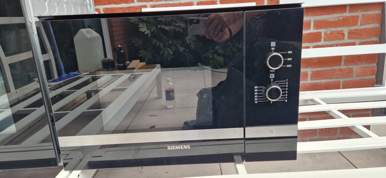 Siemens inbouw magnetron, Witgoed en Apparatuur, Ophalen, Inbouw, Draaiplateau, Magnetron