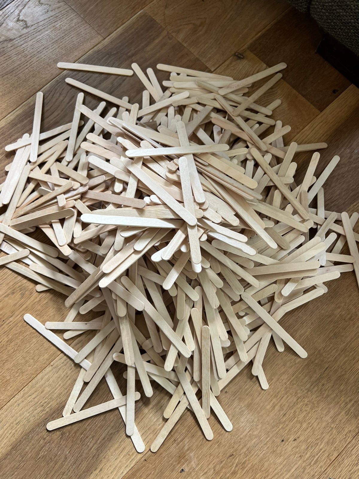 1500 Houten ijsstokjes voor knutselen - Groot pak, Overige thema's, Nieuw, Overige merken, Knutselmateriaal