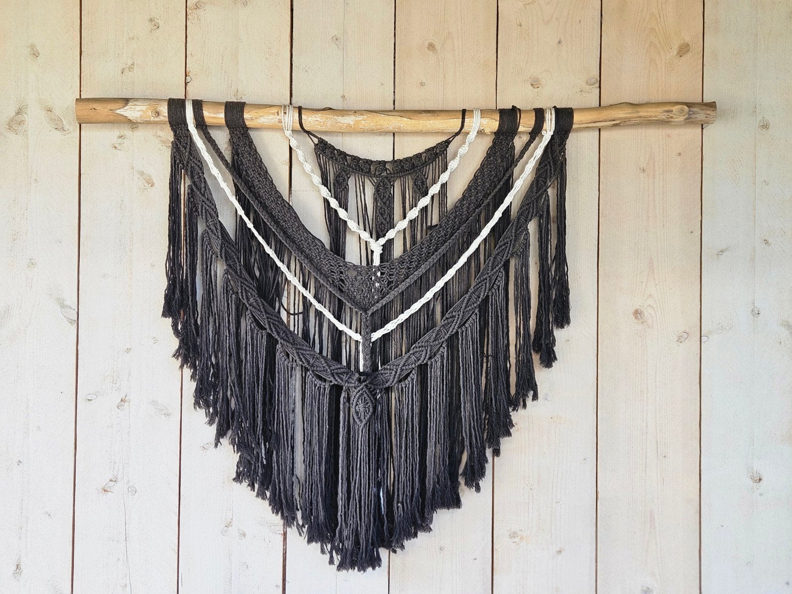 Macrame wandkleed, Ophalen, Gebruikt