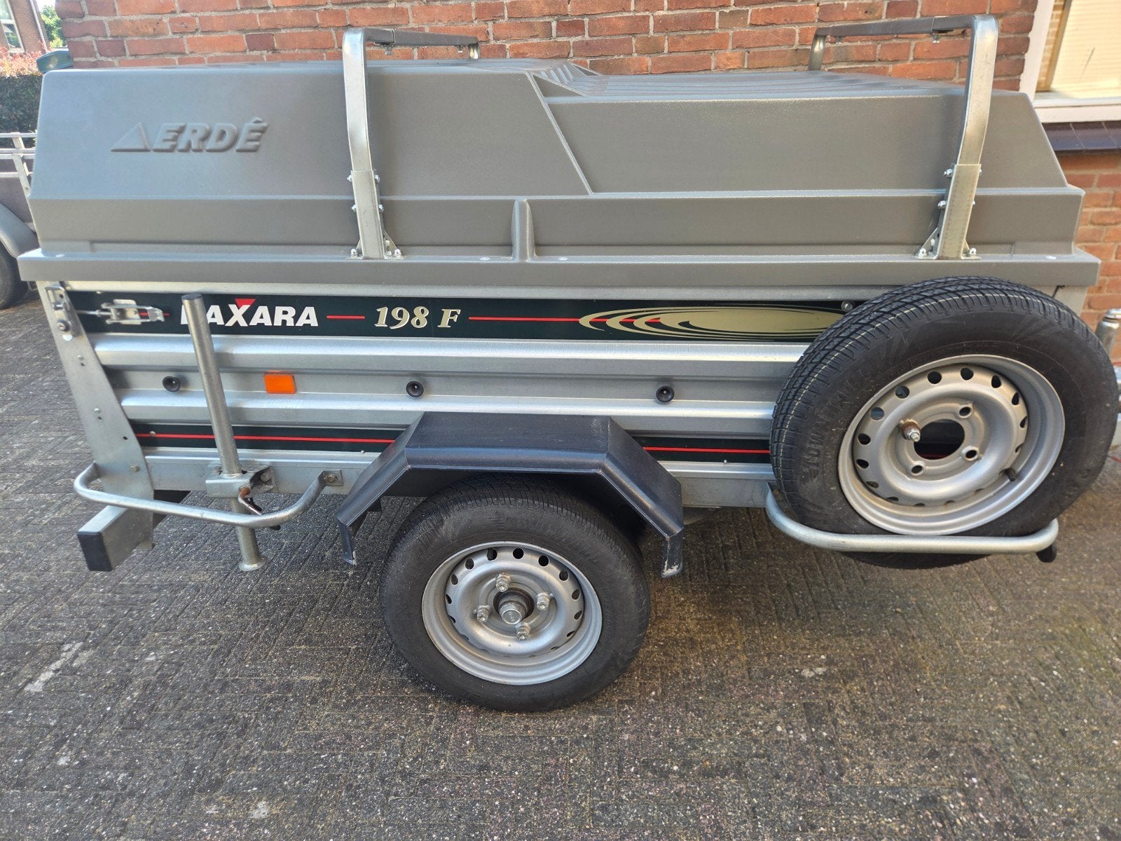 Daxara 198F bagagewagen met oplooprem., Ophalen, Zo goed als nieuw