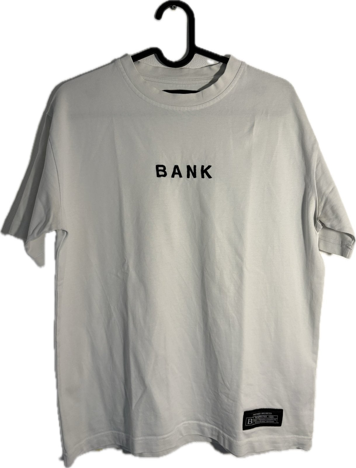 Bankzitters BANK Shirt Wit, Kleding | Heren, T-shirts, Ophalen of Verzenden, Gedragen, Maat 46 (S) of kleiner, Wit