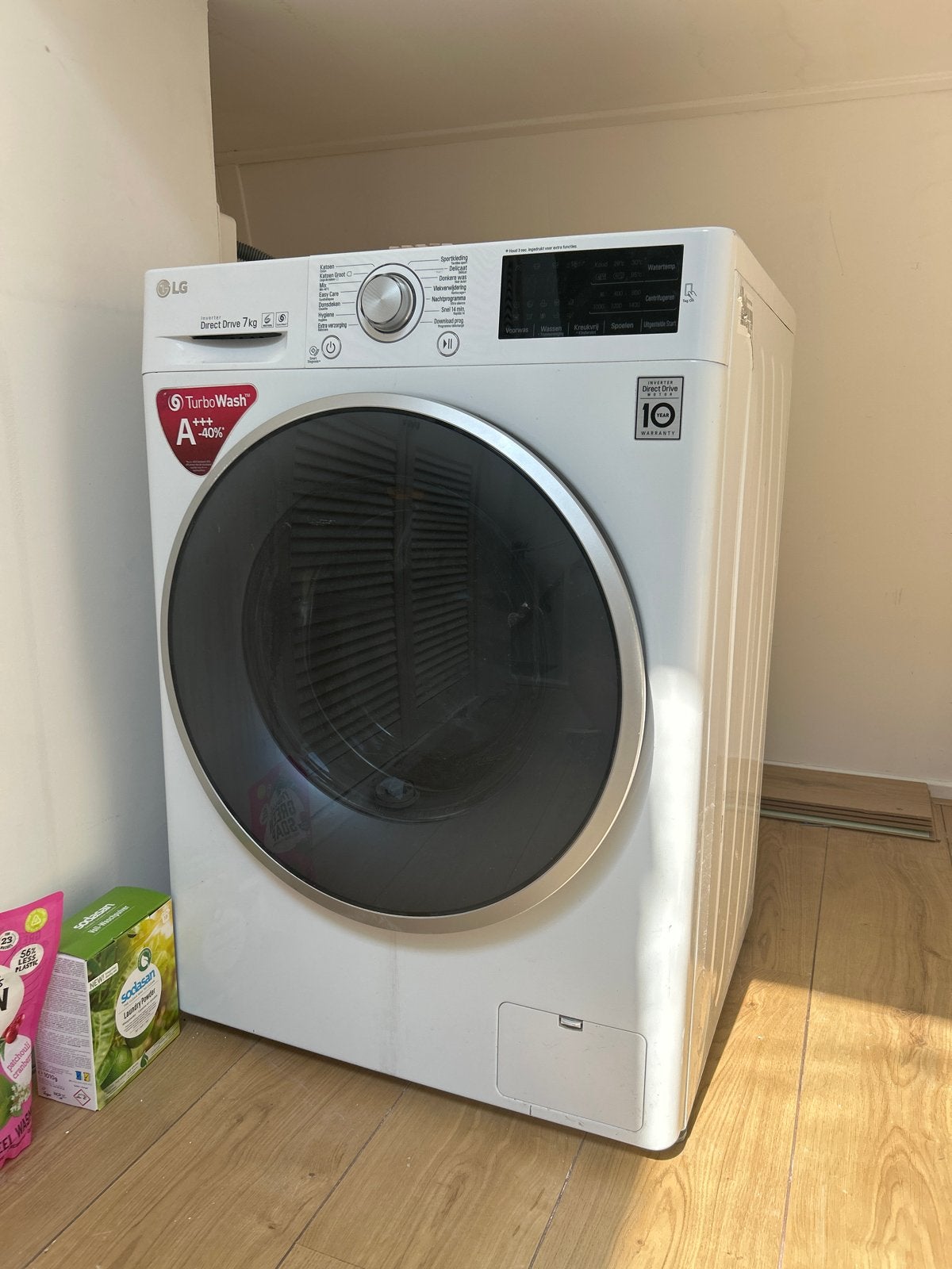LG 7kg wasmachine - Uitstekende staat, Witgoed en Apparatuur, Wasmachines, Ophalen, Gebruikt, 85 tot 90 cm, 1200 tot 1600 toeren