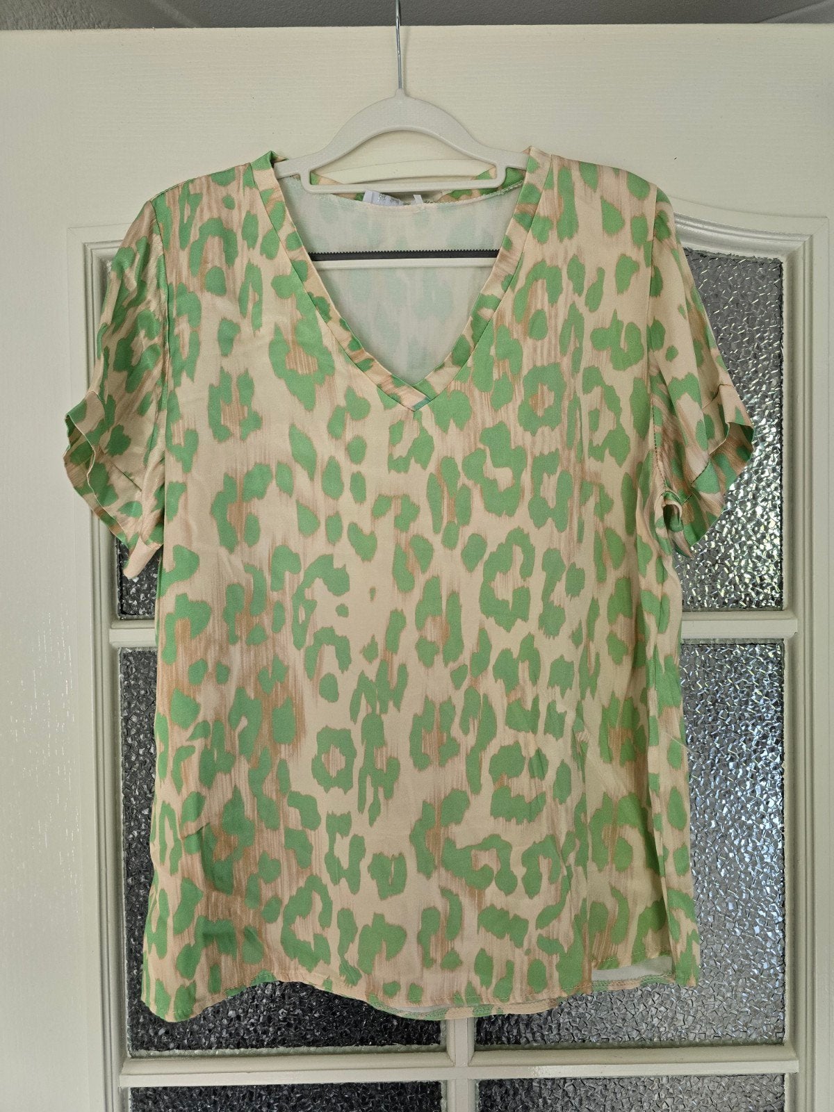 Nieuw shirt panter mint 40 42 44 SALE, Kleding | Dames, T-shirts, Maat 42/44 (L), Nieuw, Ophalen of Verzenden, Korte mouw