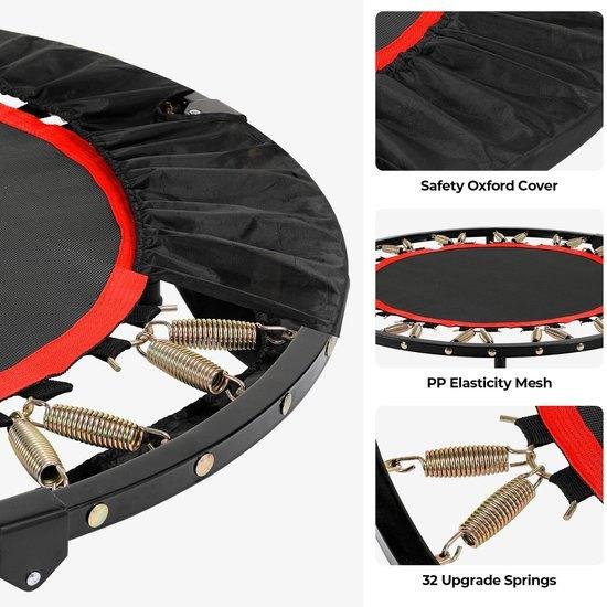Fitness Trampoline - Mini Trampoline - Opvouwbaar Ontwerp -, Corvance B.V., Verzenden, Nieuw, Corvancebol@gmail.com