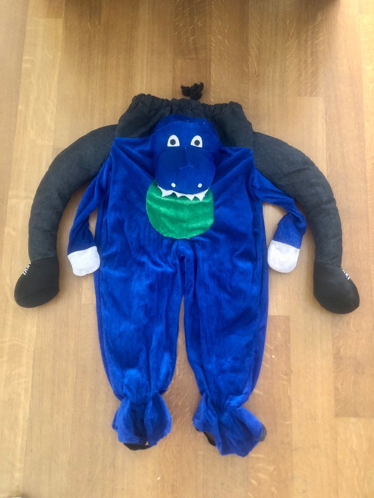 Leuk blauw dinosauruspak voor kinderen, maat 7 jaar, Kinderen en Baby's, Carnavalskleding en Verkleedspullen, Ophalen of Verzenden