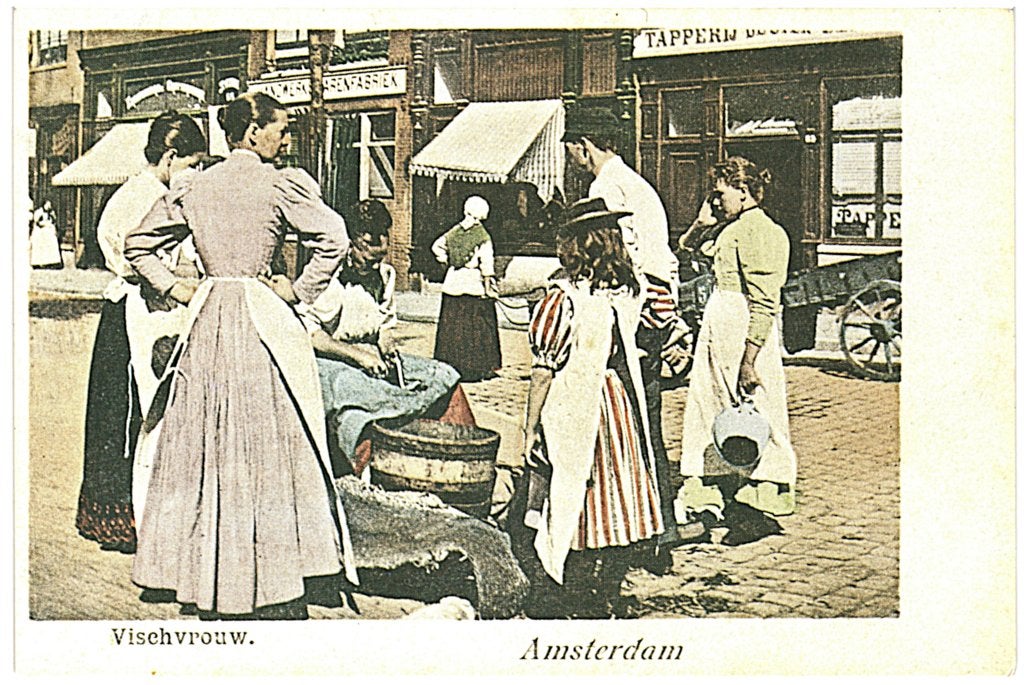 805495	Amsterdam	Vischvrouw	Onbeschreven, Ophalen of Verzenden, 1960 tot 1980, Ongelopen, Noord-Holland