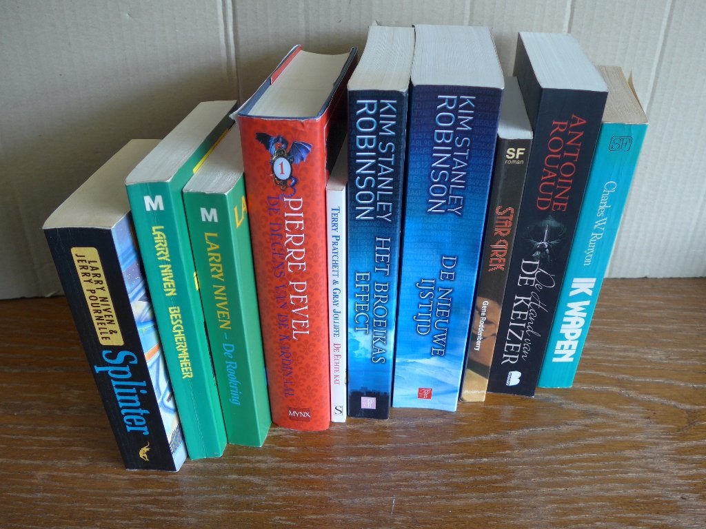 SF & Fantasy Niven, Runyon, Robinson, Rouaud (NL), Boeken, Ophalen, Gelezen, Diverse auteurs