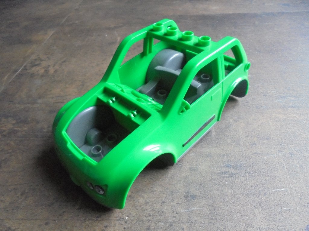Lego Duplo Toolo Car Chassis (zie foto's) 3, Ophalen of Verzenden, Gebruikt, Losse stenen, Duplo
