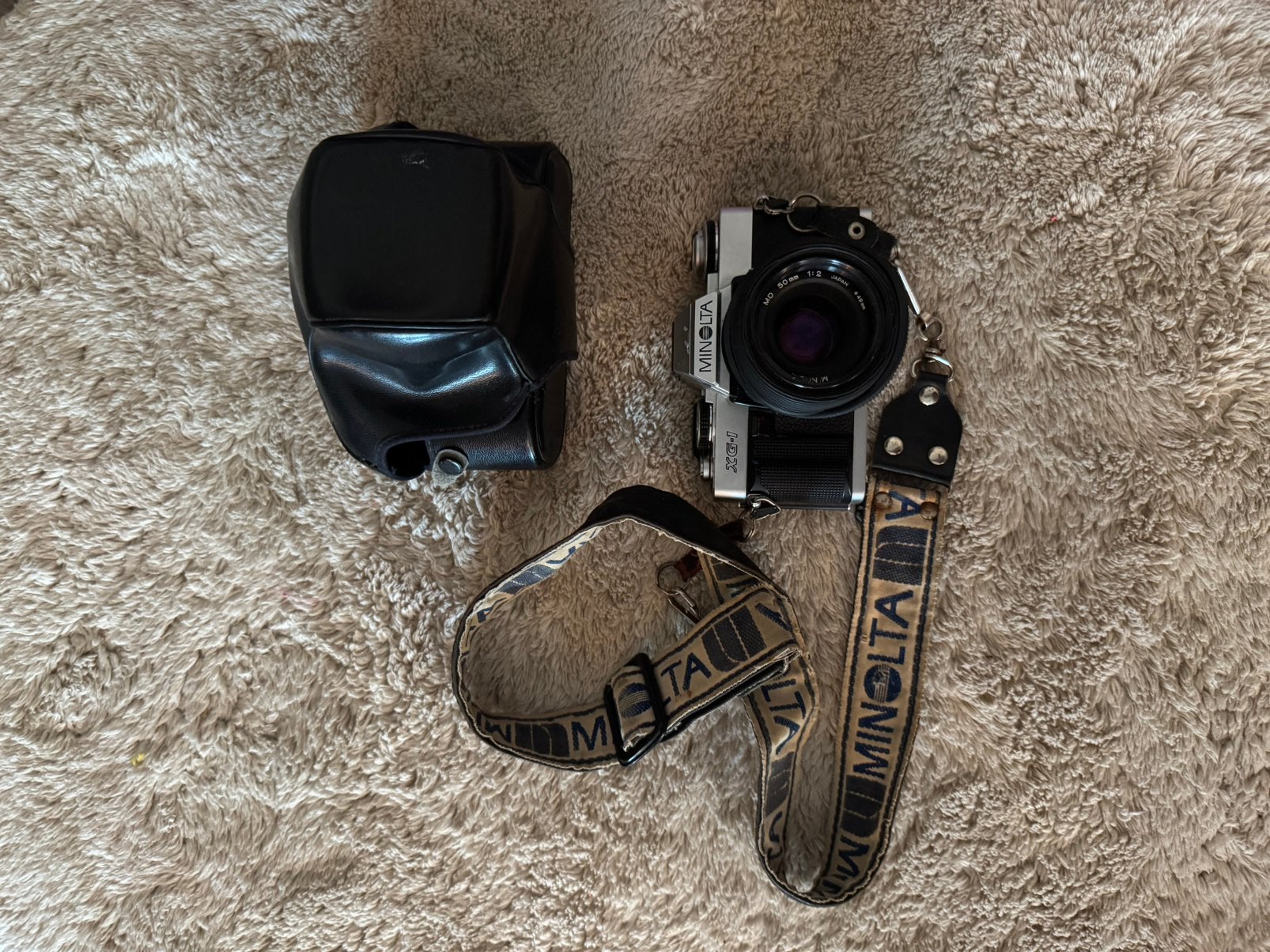 Minolta XG-1, Audio, Tv en Foto, Fotocamera's Analoog, Ophalen, Niet werkend, Spiegelreflex, Minolta