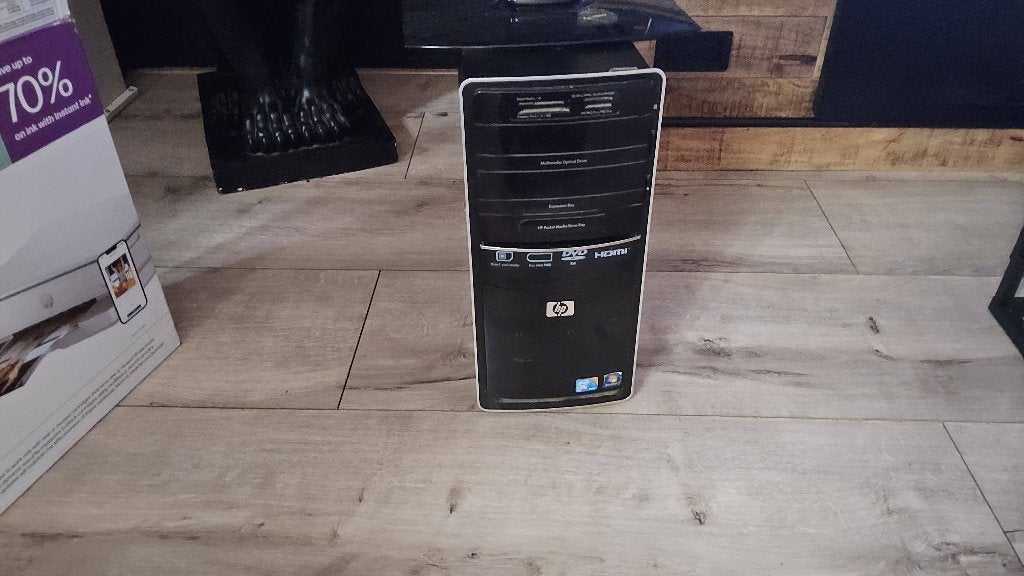 Te koop HP computer met scherm en printer, Computers en Software, Ophalen, Gebruikt, All-in-one, Draadloos