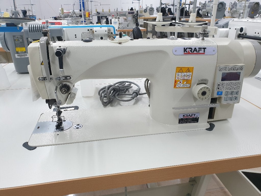 KRAFFT 206 - 3 VOUDIG TRANSPORT LEERMACHINE NIEUW 4, Hobby en Vrije tijd, Naaimachines en Toebehoren, Nieuw, Naaimachine, Industrieel