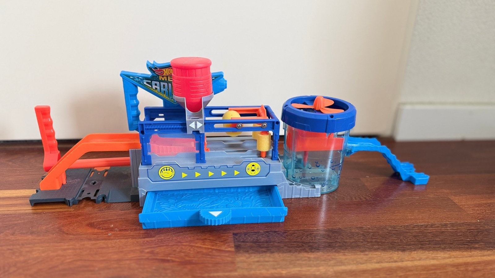 Hot Wheels Mega Wasstraat Speelset, Ophalen of Verzenden, Gebruikt