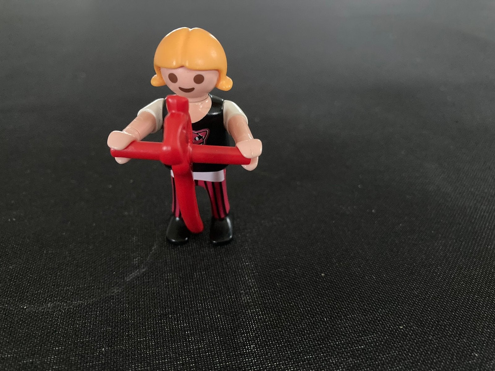 Playmobil meisje met stokpaard., Kinderen en Baby's, Ophalen of Verzenden, Zo goed als nieuw