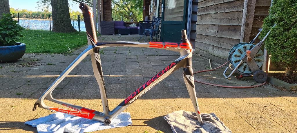 Bottecchia SP9 Supernova carbon raceframe – maat 54, 28 inch, Gebruikt, Carbon, Meer dan 20 versnellingen