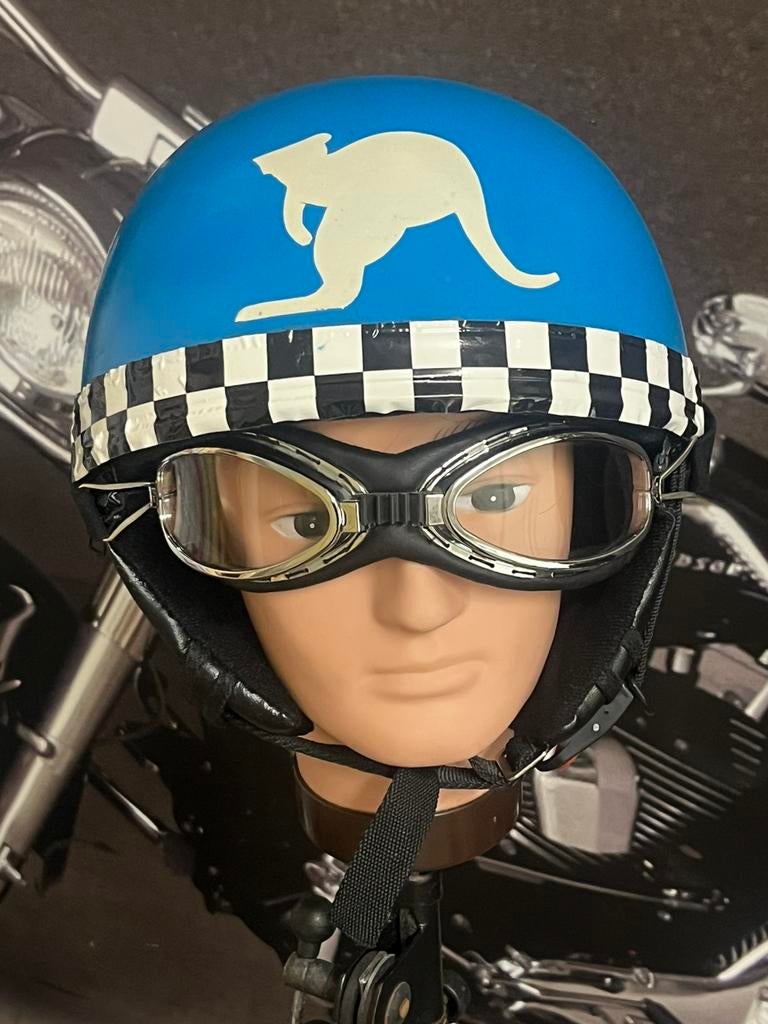 TEAB replica Jack Findlay helm met bril, Ophalen of Verzenden, Gebruikt