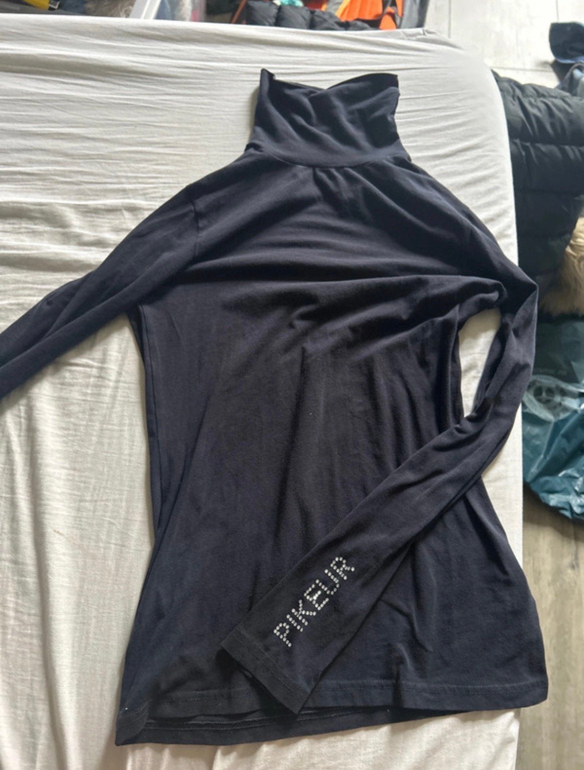 Pikeur Zwarte Baselayer met Strass Steentjes (Maat S), Ophalen of Verzenden, Zo goed als nieuw