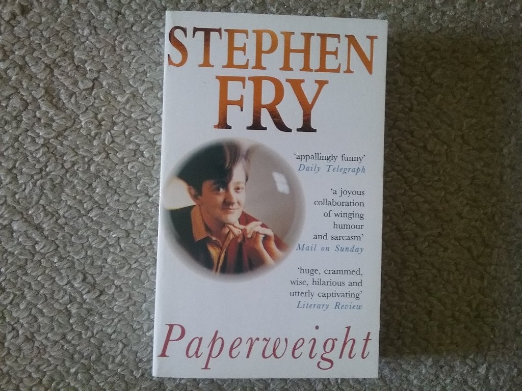 Stephen Fry / Paperweight (1992), Boeken, Ophalen of Verzenden, Zo goed als nieuw, Europa overig