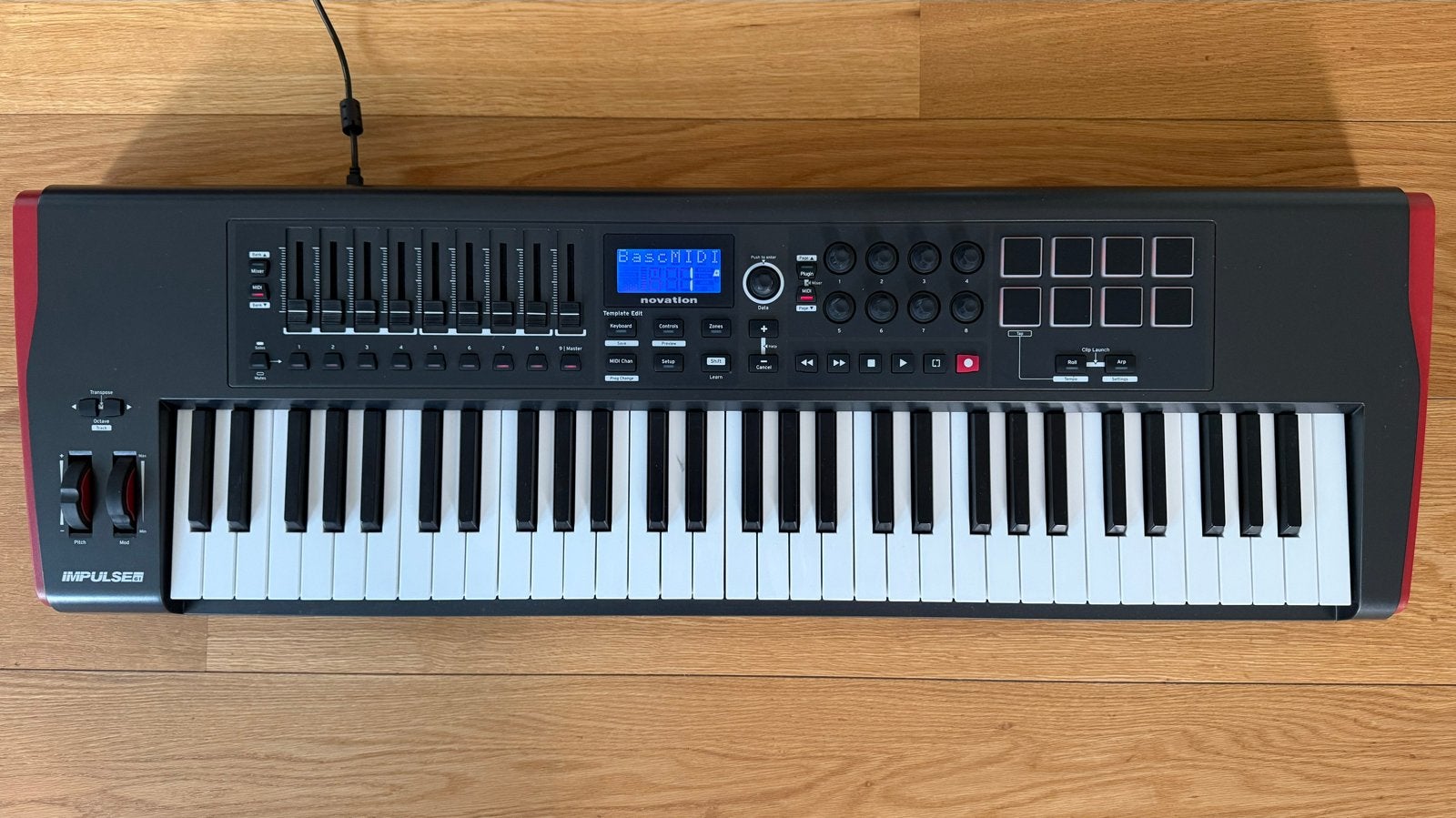 Novation Impulse 61 MIDI-keyboard – zo goed als nieuw