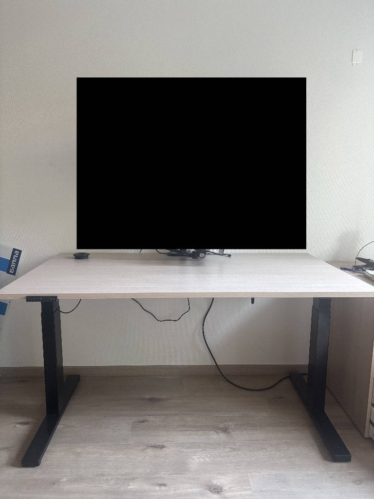 Zit-stabureaus (elektrisch), Ophalen, Zit-sta bureau, Hout, In hoogte verstelbaar